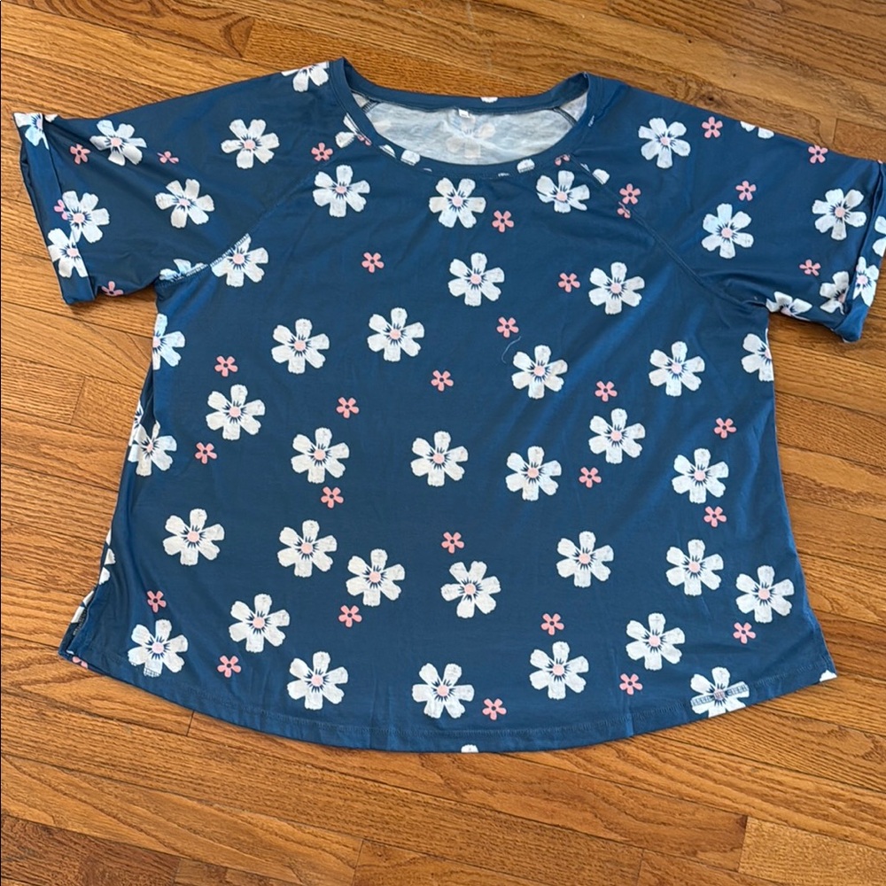 Floral Blue woman’s shirt